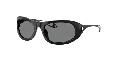 Diesel Rectangular Sunglasses In Black
