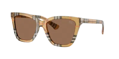Burberry Woman Sunglass Be4470 In Neutral