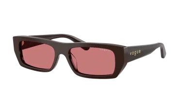 Vogue Eyewear Rectangle-frame Sunglasses In Black