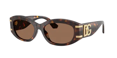 Dolce & Gabbana Dolce&gabbana Woman Sunglass Dg4502 In Brown