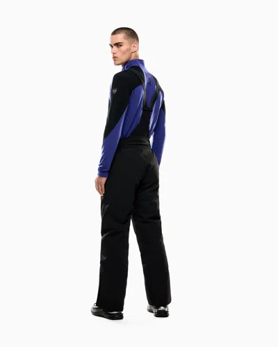 Ea7 Technical Ski Trousers With Stratum7 Padding In Black