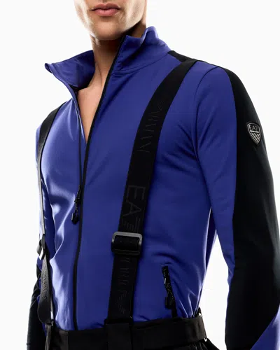 Ea7 Technical Ski Trousers With Stratum7 Padding In Black