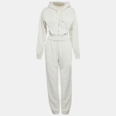 Pre-owned Kith Light Grey Cotton Sweatshirt And Sweatpants Set Xs/s In Gray