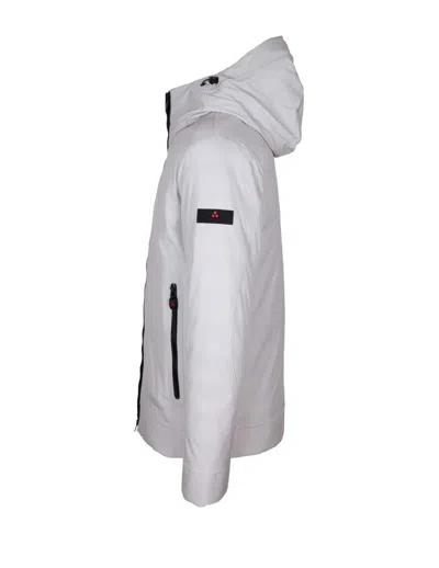 Peuterey Short Jacket In Stretch Polyester Canvas Bonded To Jersey In Multi