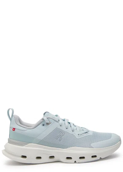 On Cloudpulse Next Panelled Mesh-knit Sneakers In Blue