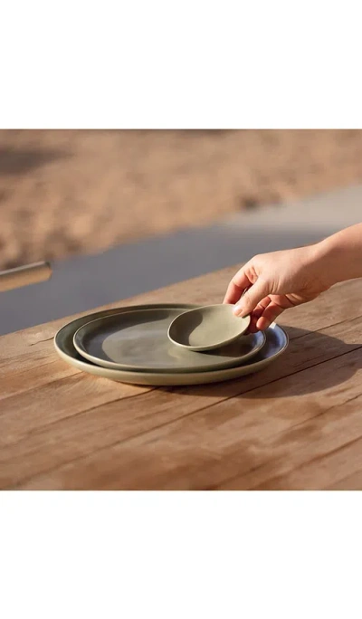 Fable Dinner Plates In Gray