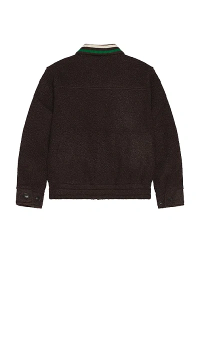 Obey Arden Blouson Jacket Java Brown In Brown