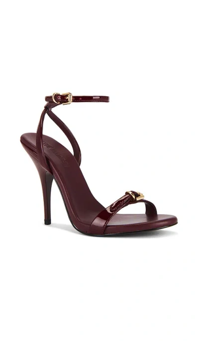 Steve Madden Women's Foxx Two-piece Stiletto Dress Sandals In Burgundy