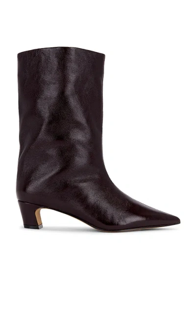 Steve Madden Lytton Boot In Burgundy