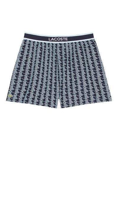 Lacoste 3-pack Cotton Weave Boxers In Multi