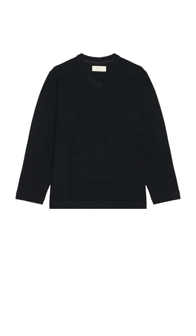 Jeanerica Luca V-neck Sweater Navy In Blue