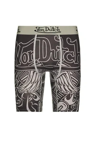 Von Dutch Flying Eyeball 2 Pack Boxer Brief In Black
