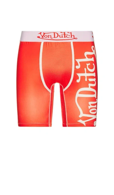Von Dutch Fire 2 Pack Boxer Brief In Orange