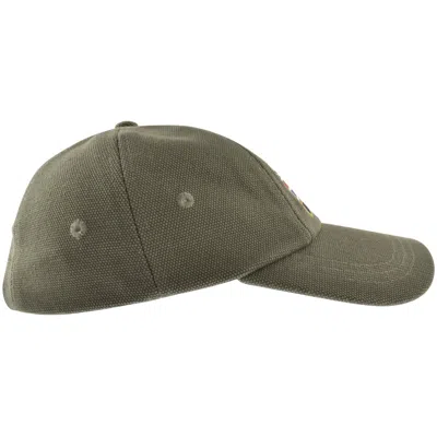Hackett London Heritage Rally Cap Green In Green