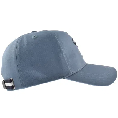 Hackett London Heritage Number Cap Blue In Blue