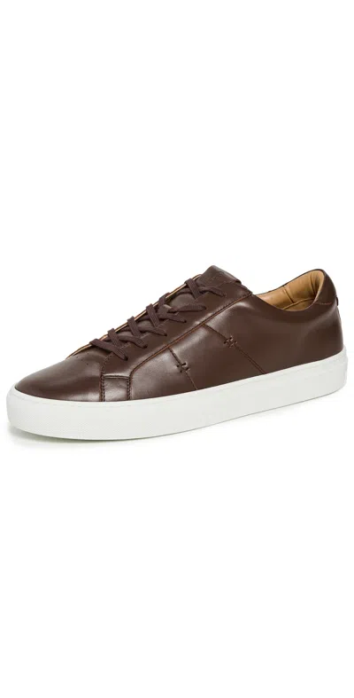 Greats Royale 2.0 Leather Sneakers Dark Brown In Brown