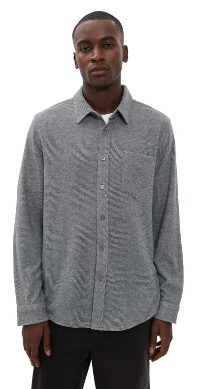 Rails Hawke Jacket Charcoal Twill In Gray