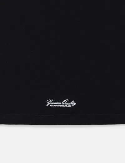 Neighborhood Nh T-shirt Short Sleeve 1 In Black