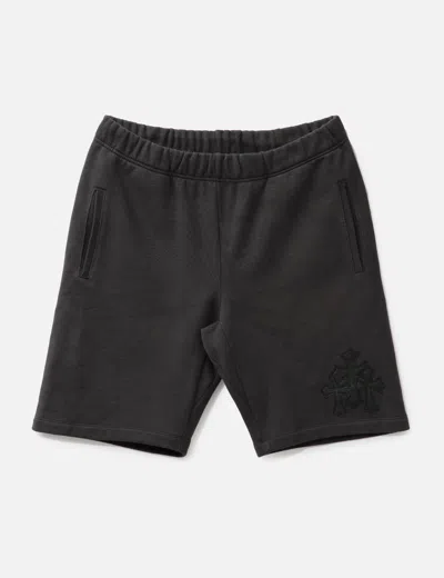 Chrome Hearts Triple Patch Sweatshorts In Black