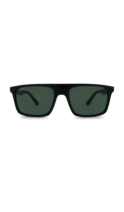 Ray Ban Rectangular Sunglasses In Green