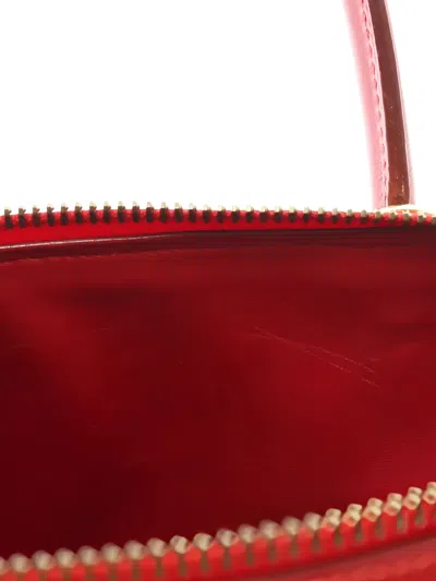Pre-owned Hermes Bolide 27 Two-way Handbag In Red