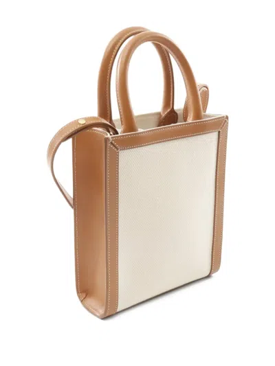 Pre-owned Celine 2010s Mini Vertical Cabas Two-way Handbag In Neutral