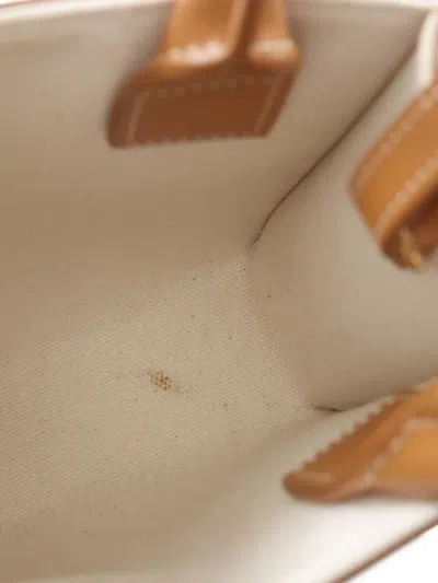 Pre-owned Celine 2010s Mini Vertical Cabas Two-way Handbag In Neutral