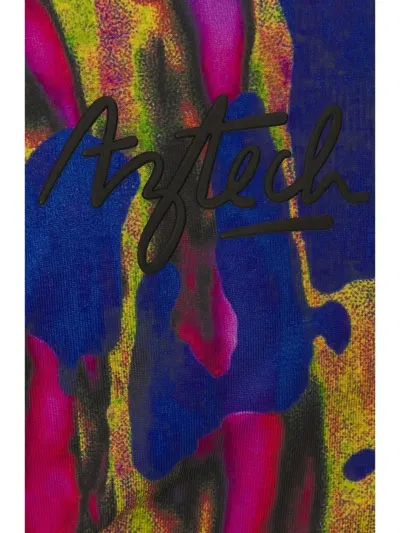 Aztech Mountain Abstract-print Performance Leggings In Multi