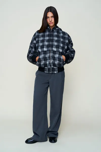 Danielle Guizio Ny Charli Hooded Quilted Jacket In Multi