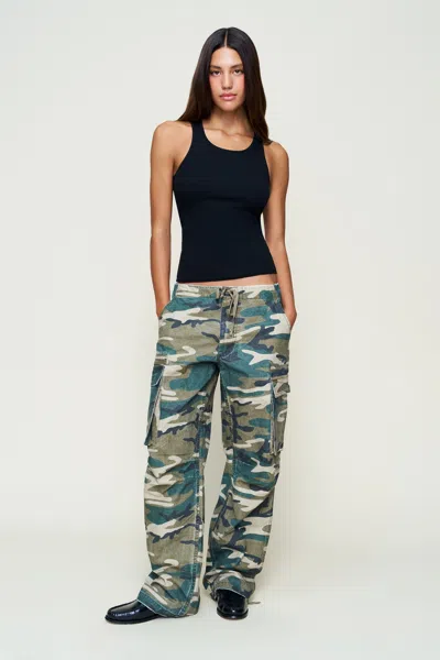 Danielle Guizio Ny Luca Cargo Pant In Multi