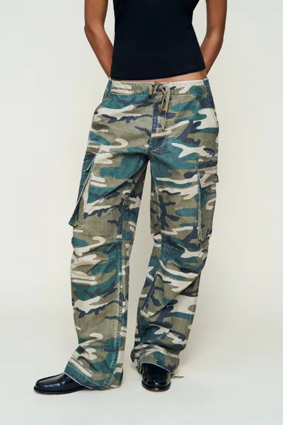 Danielle Guizio Ny Luca Cargo Pant In Multi