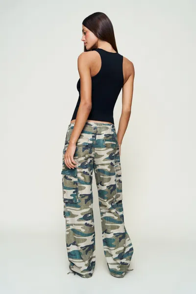 Danielle Guizio Ny Luca Cargo Pant In Multi
