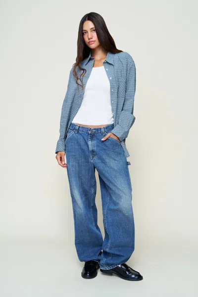 Danielle Guizio Ny Oona Buttondown In Blue