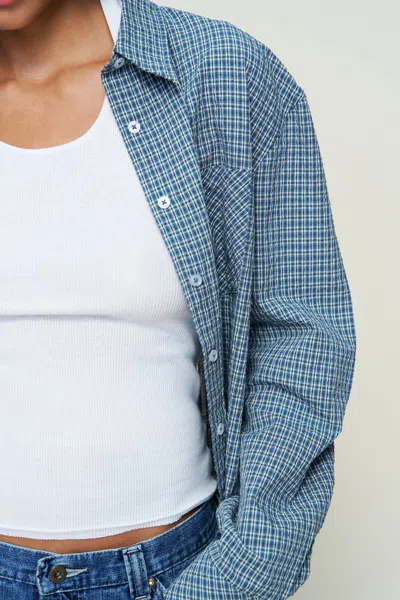 Danielle Guizio Ny Oona Buttondown In Blue