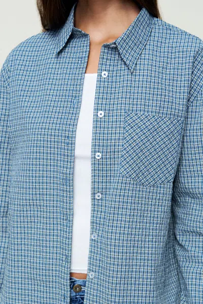 Danielle Guizio Ny Oona Buttondown In Blue