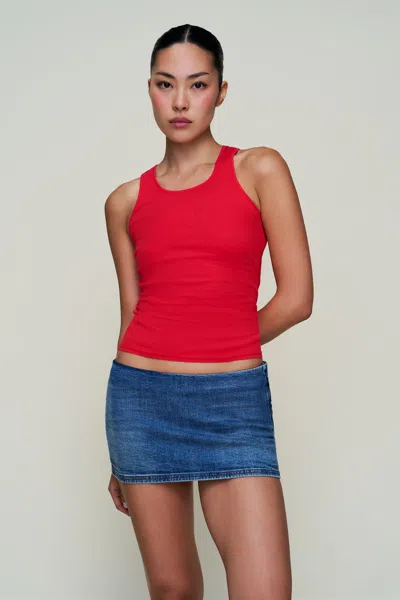 Danielle Guizio Ny The Perfect Classic Tank In Red