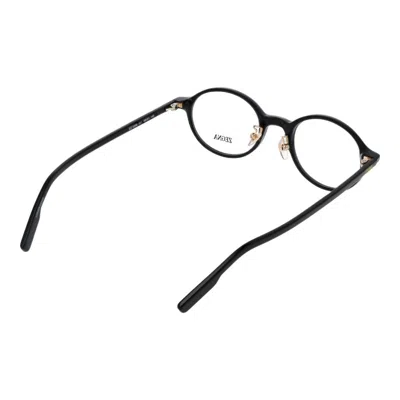 Ermenegildo Zegna Black Men Optical Frames In Black