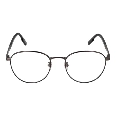 Ermenegildo Zegna Gray Men Glasses Men's Frame In Gray