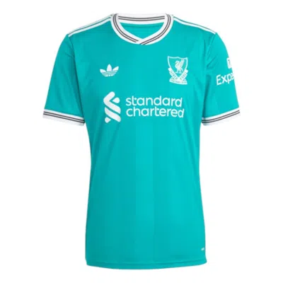 Adidas Originals Men's Liverpool Fc 25-26 Third Soccer Jersey In Blue