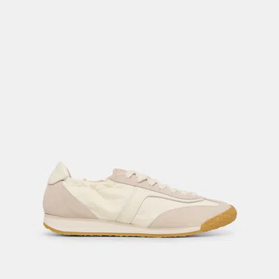 Dolce Vita Sariya Sneakers White Nylon In Neutral