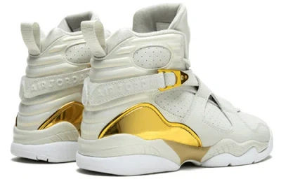 Air Jordan (gs)  8 Retro C&c 'trophy' In White