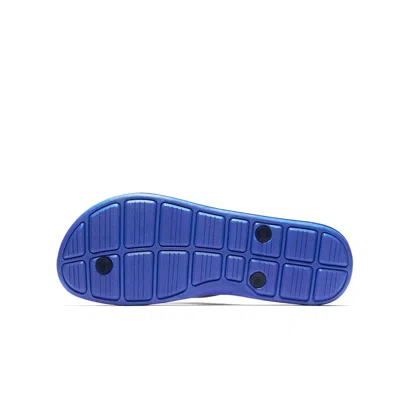 Nike Solarsoft Thong 2 Minimalistic Black Blue Slippers 'black Blue' In Multi