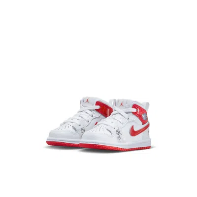 Air Jordan (td)  1 Mid 'rookie Season' In White