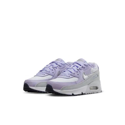 Nike (ps)  Air Max 90 Leather 'violet Frost' In White