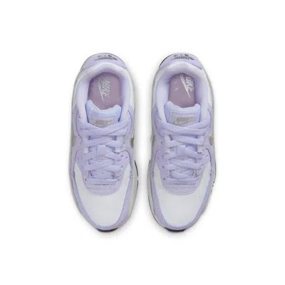 Nike (ps)  Air Max 90 Leather 'violet Frost' In White