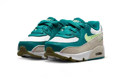 Nike (td)  Air Max 90 'bright Spruce Barely Volt' In White