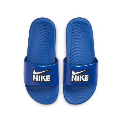 Nike (gs)  Kawa Slide 'game Royal Heather' In Blue