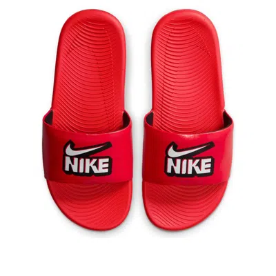 Nike (gs)  Kawa Slide 'university Red' In Multi
