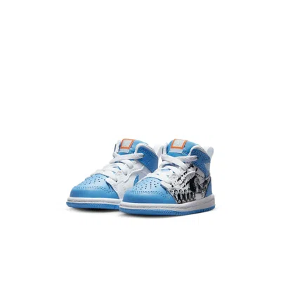 Air Jordan (td)  1 Mid 'school Game Winner' In Blue