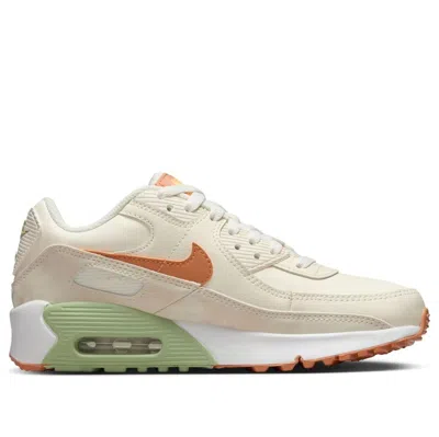 Nike (gs)  Air Max 90 Leather 'pale Ivory Honeydew' In Multi